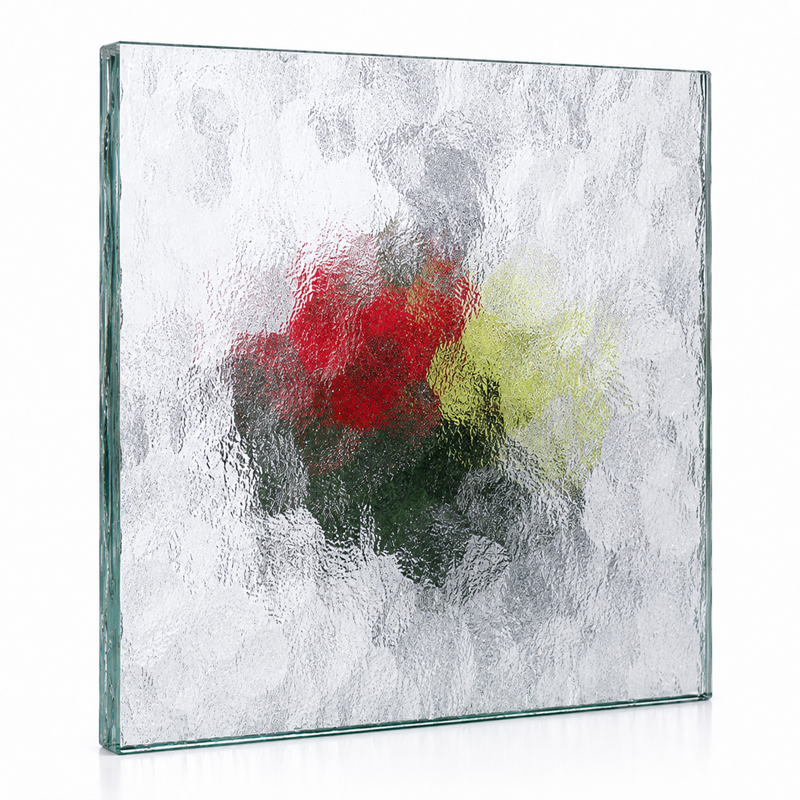 New Aquatex textured glass sample