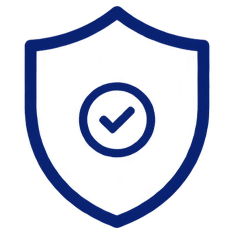 Shield icon representing protection