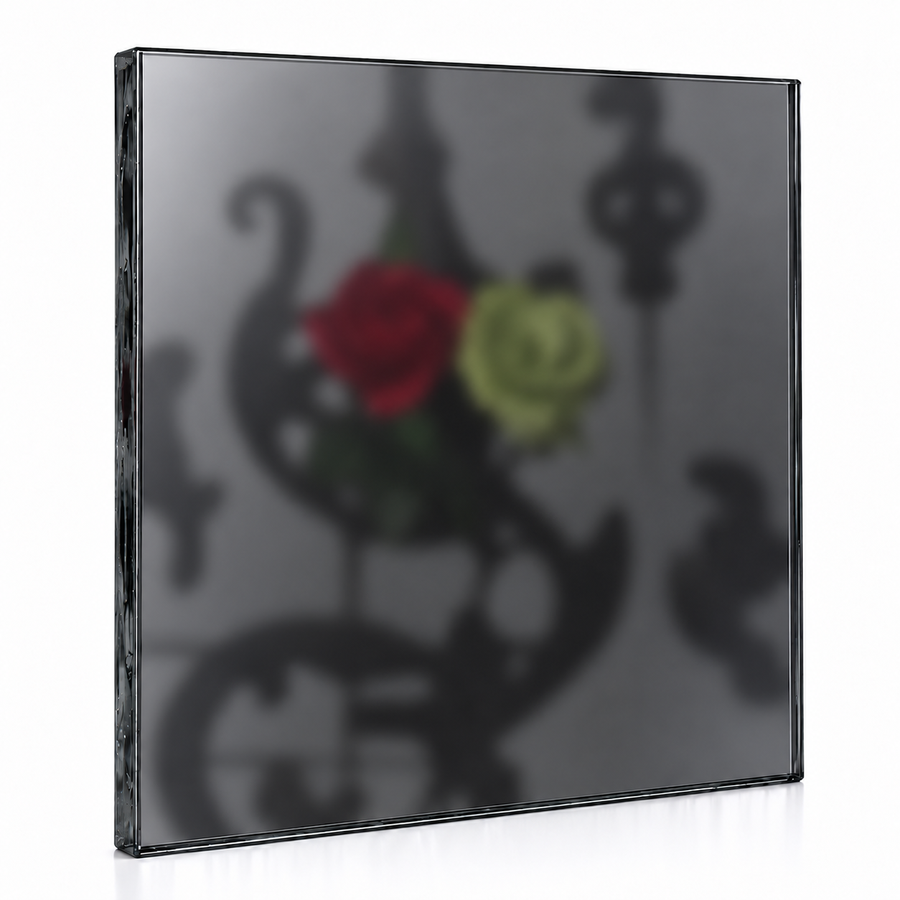 Smoked glass sample